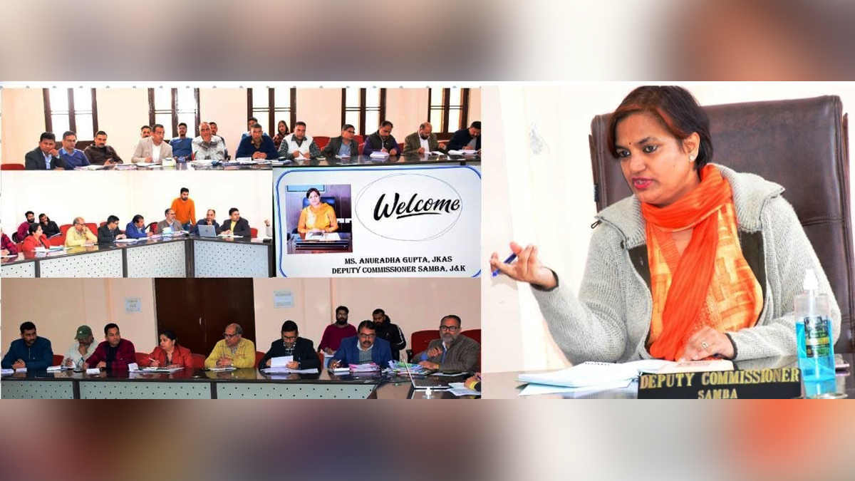 Samba, Deputy Commissioner Samba, Anuradha Gupta, Kashmir, Jammu And Kashmir, Jammu & Kashmir, District Administration Samba
