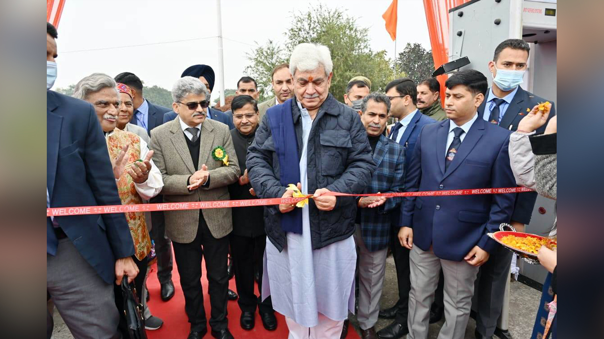 Manoj Sinha, Lieutenant Governor J&K, Raj Bhavan, Jammu, Srinagar, Kashmir, Jammu And Kashmir, Jammu & Kashmir, Geographical Indications, GIs, North Western Himalayas, SKUAST Jammu