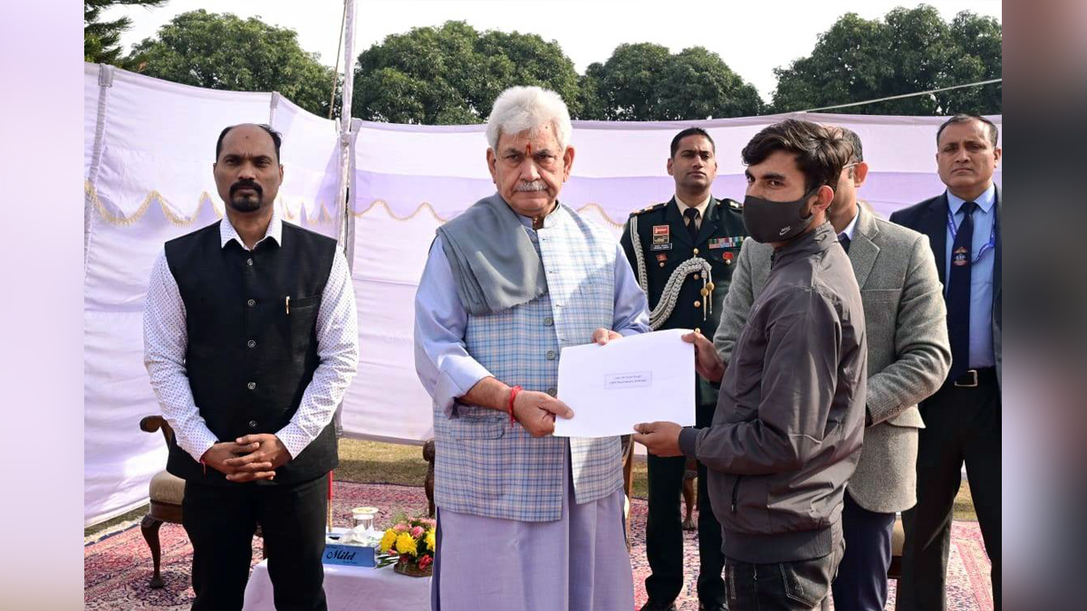 Manoj Sinha, Lieutenant Governor J&K, Raj Bhavan, Jammu, Srinagar, Kashmir, Jammu And Kashmir, Jammu & Kashmir