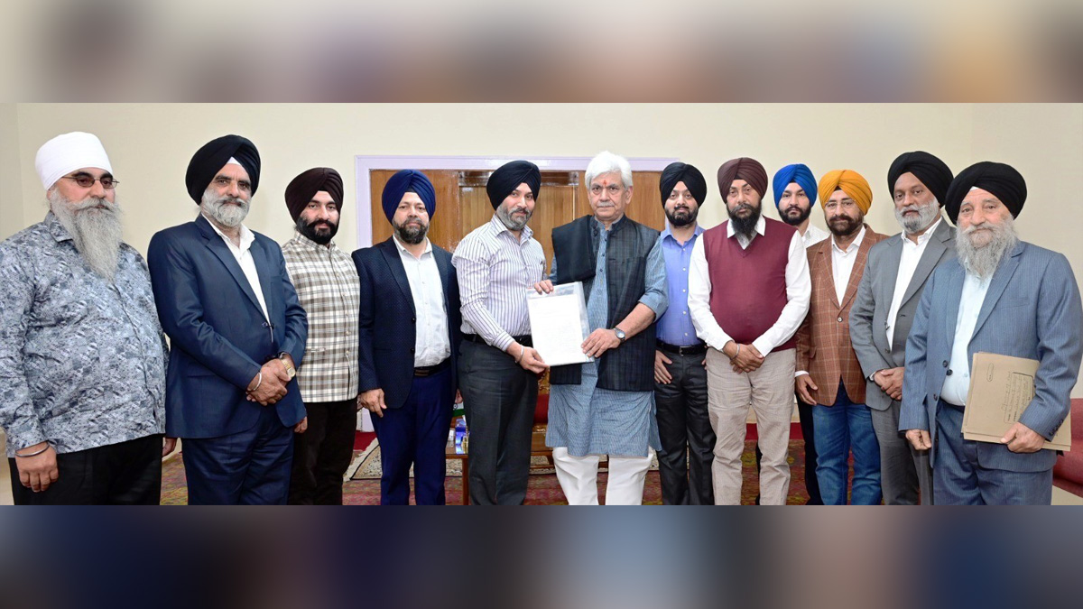 Manoj Sinha, Lieutenant Governor J&K, Raj Bhavan, Jammu, Srinagar, Kashmir, Jammu And Kashmir, Jammu & Kashmir