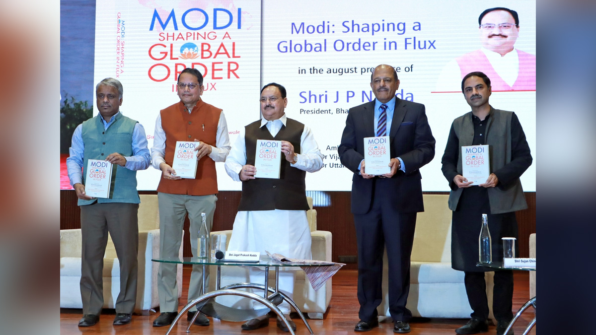 Jagat Prakash Nadda, BJP President, BJP, Bharatiya Janata Party, Book, Modi Shaping a Global Order in Flux