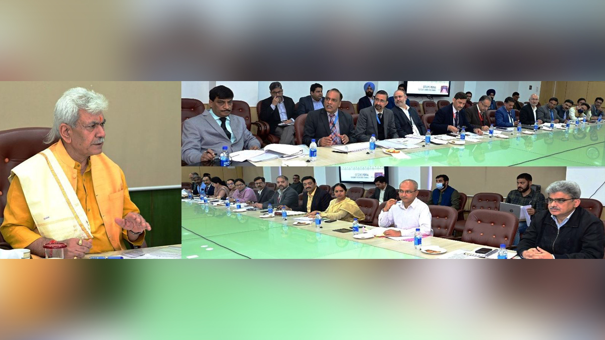 Manoj Sinha, Lieutenant Governor J&K, Raj Bhavan, Jammu, Srinagar, Kashmir, Jammu And Kashmir, Jammu & Kashmir, Arun Kumar Mehta, Dr. Arun Kumar Mehta, Chief Secretary Kashmir, Atal Dulloo, Additional Chief Secretary, Agriculture Production Department