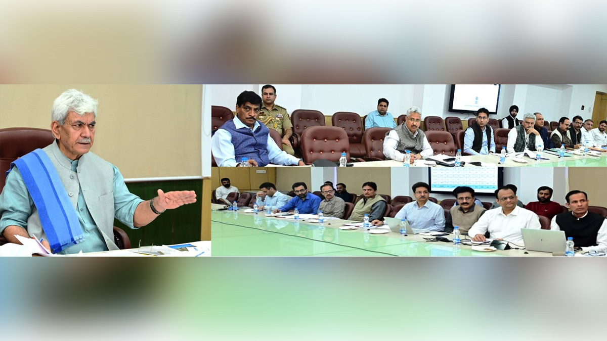 Manoj Sinha, Lieutenant Governor J&K, Raj Bhavan, Jammu, Srinagar, Kashmir, Jammu And Kashmir, Jammu & Kashmir, Arun Kumar Mehta, Dr. Arun Kumar Mehta, Chief Secretary