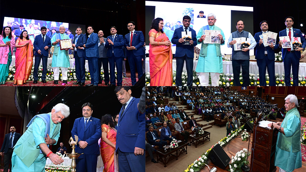 Manoj Sinha, Lieutenant Governor J&K, Raj Bhavan, Jammu, Srinagar, Kashmir, Jammu And Kashmir, Jammu & Kashmir, Kar Tavya, Arun Kumar Mehta, Dr. Arun Kumar Mehta, Chief Secretary Kashmir, Rajiv Rai Bhatnagar, Rajeev Rai Bhatnagar, Advisor to Lieutenant Governor