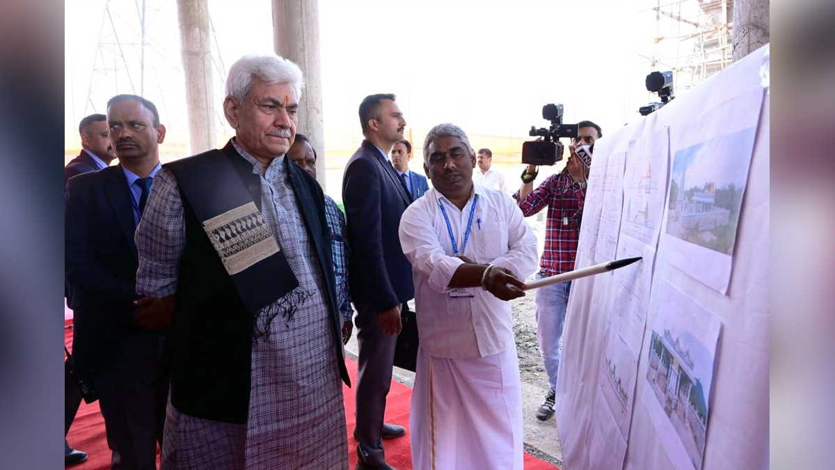 Manoj Sinha, Lieutenant Governor J&K, Raj Bhavan, Jammu, Srinagar, Kashmir, Jammu And Kashmir, Jammu & Kashmir