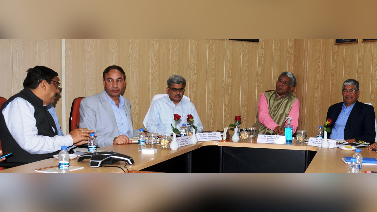 Jammu, Former DG ICAR and Secretary DARE, Dr. Mangla Rai, Atal Dulloo, Agriculture Production Department, Jammu, Kashmir, Jammu And Kashmir, Jammu & Kashmir, SKUAST Jammu, Holistic Agriculture Development Plan, HADP, Union Territory Level Apex Committee and Technical Working Group, UTLAC & TWG