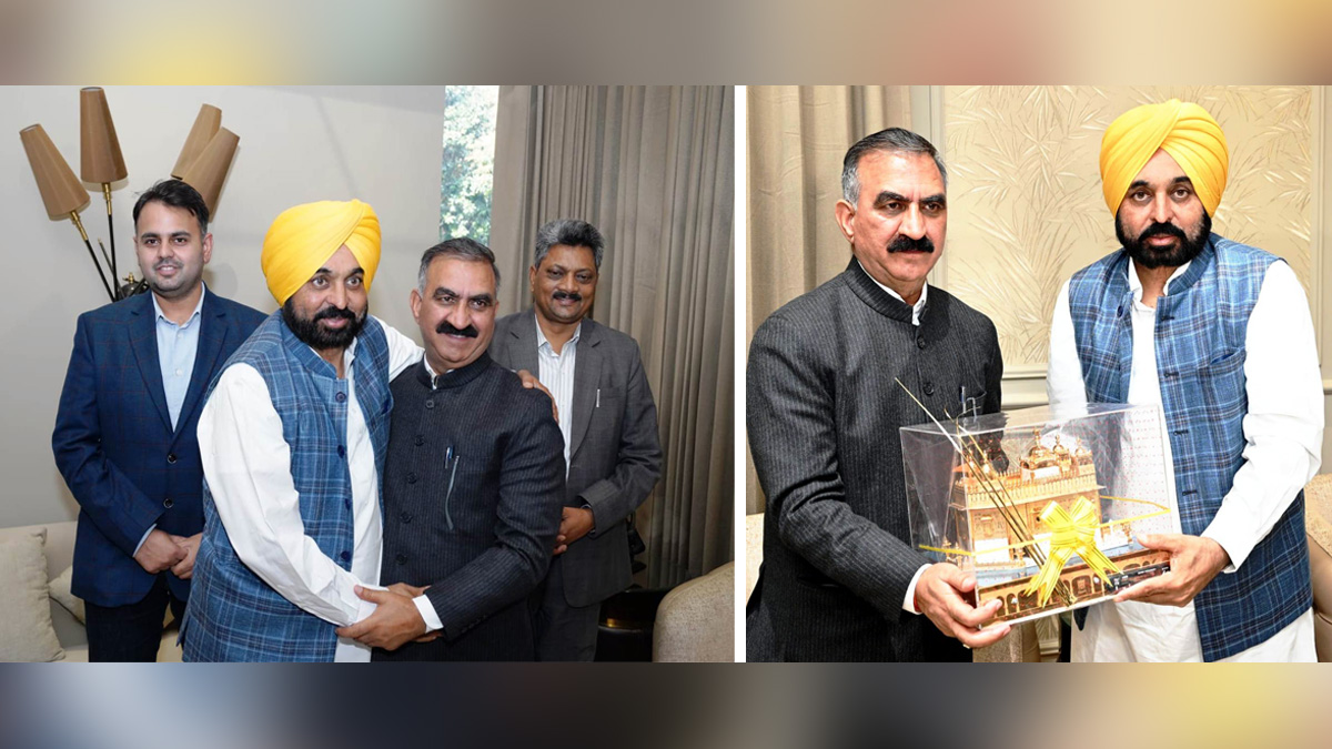 Bhagwant Mann, Sukhvinder Singh Sukhu, Himachal Pradesh, Himachal, Congress, Indian National Congress, Himachal Congress, Shimla, Chief Minister of Himachal Pradesh