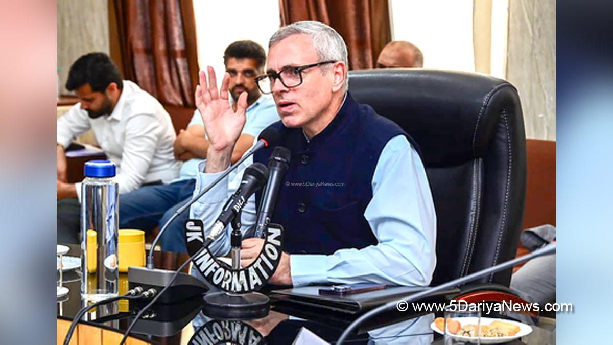 Omar Abdullah, Chief Minister of J&K, Jammu and Kashmir National Conference, National Conference, Srinagar, Kashmir, Jammu And Kashmir