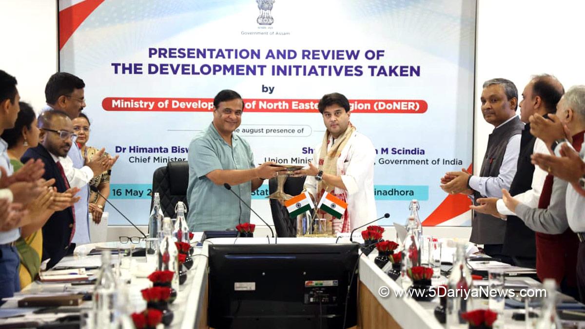 Himanta Biswa Sarma, Guwahati, Assam, Chief Minister of Assam, BJP, Bharatiya Janata Party, BJP Assam, Jyotiraditya Scindia