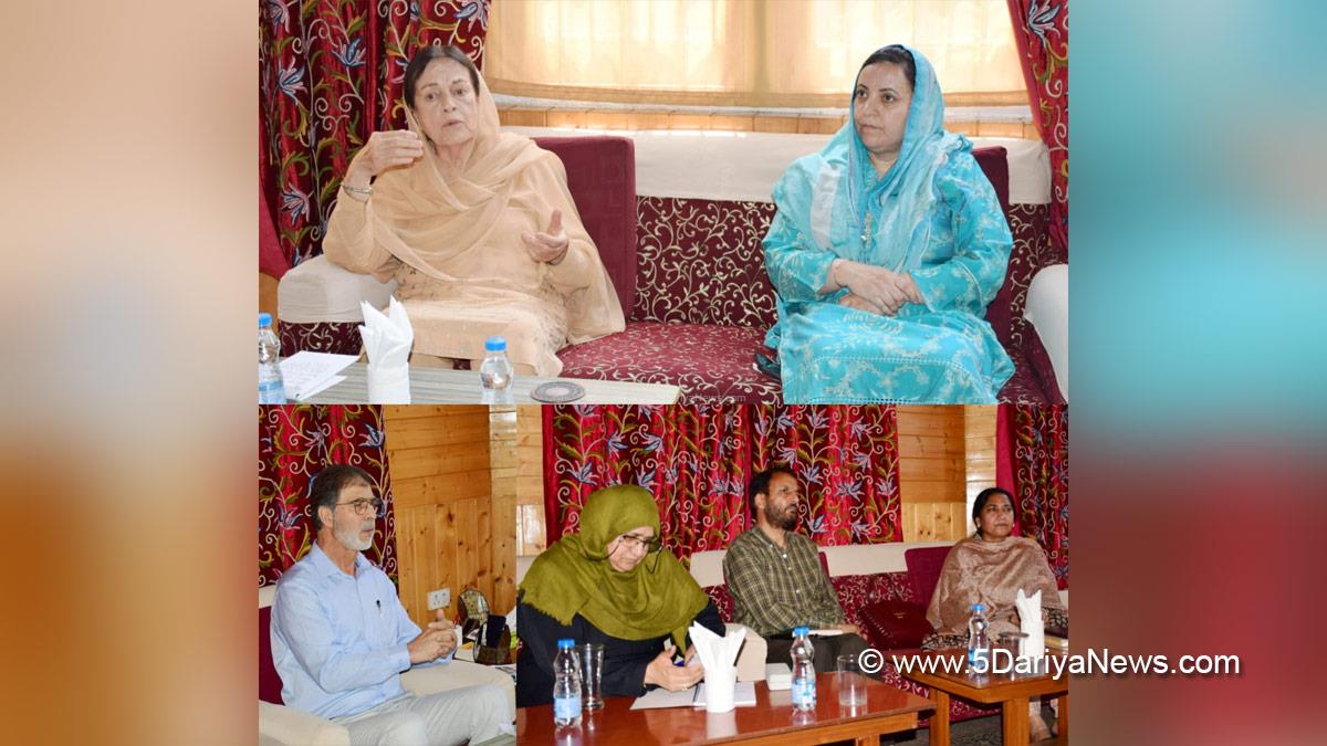 Sakeena Masood, Sakeena Itoo, Jammu and Kashmir National Conference, National Conference, Kashmir, Jammu And Kashmir, Jammu, Madri Meherban Welfare Institute Miskeen Bagh