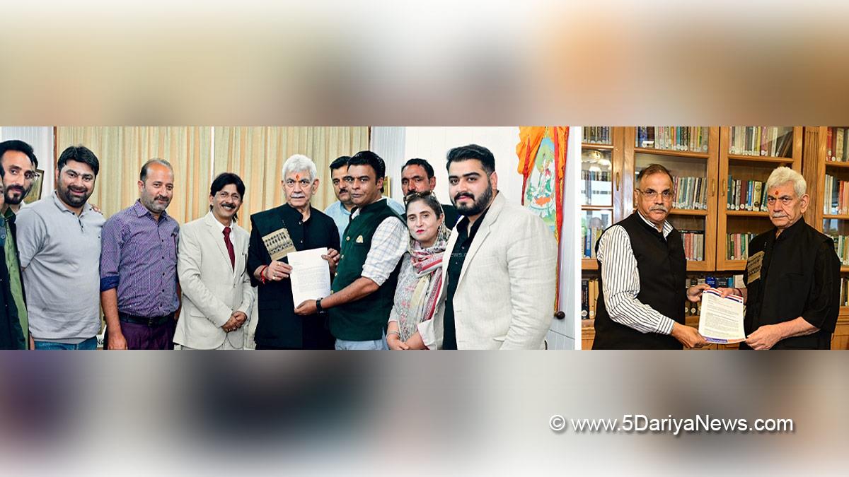 Manoj Sinha, Lieutenant Governor JK, Raj Bhavan, Jammu, Srinagar, Kashmir, Jammu And Kashmir