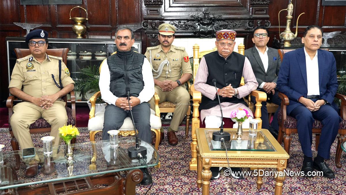 Shiv Pratap Shukla, Himachal Pradesh, Himachal, Bharatiya Janata Party, BJP, BJP Himachal, Shimla, Raj Bhawan, Sukhvinder Singh Sukhu, Himachal Pradesh, Himachal, Congress, Indian National Congress, Himachal Congress, Shimla, Chief Minister of Himachal Pradesh