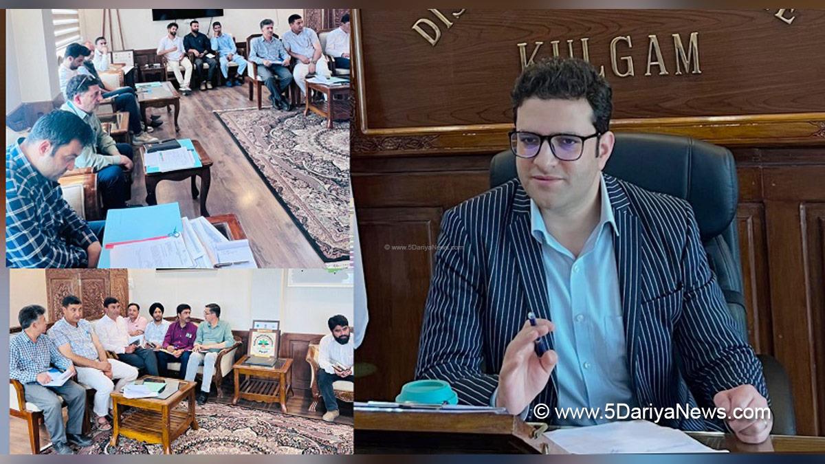 Athar Aamir Khan, Kulgam, Deputy Commissioner Kulgam, Kashmir, Jammu And Kashmir, Jammu, District Administration Kulgam, Holistic Agriculture Development Programme, HADP