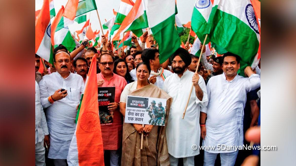 Rekha Gupta, Bharatiya Janata Party, BJP, BJP Delhi, Ashish Sood, Manjinder Singh Sirsa, Tiranga Yatra