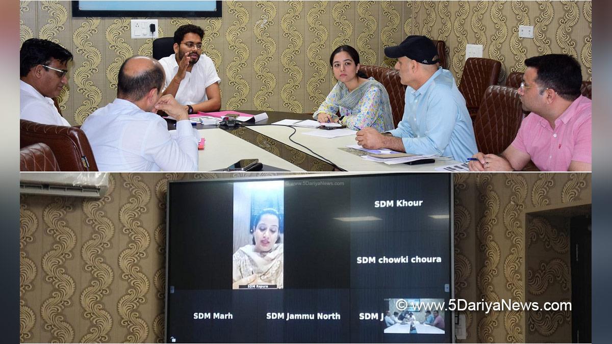 Sachin Kumar Vaishya, Jammu, Sachin Kumar Vaishay, Deputy Commissioner Jammu, Kashmir, Jammu And Kashmir, District Administration Jammu