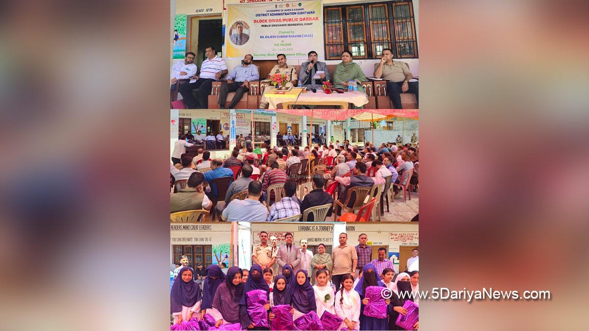 Rajesh Kumar Shavan, Kishtwar, DDC Kishtwar, District Development Commissioner Kishtwar, Kashmir, Jammu And Kashmir, Jammu, District Administration Kishtwar