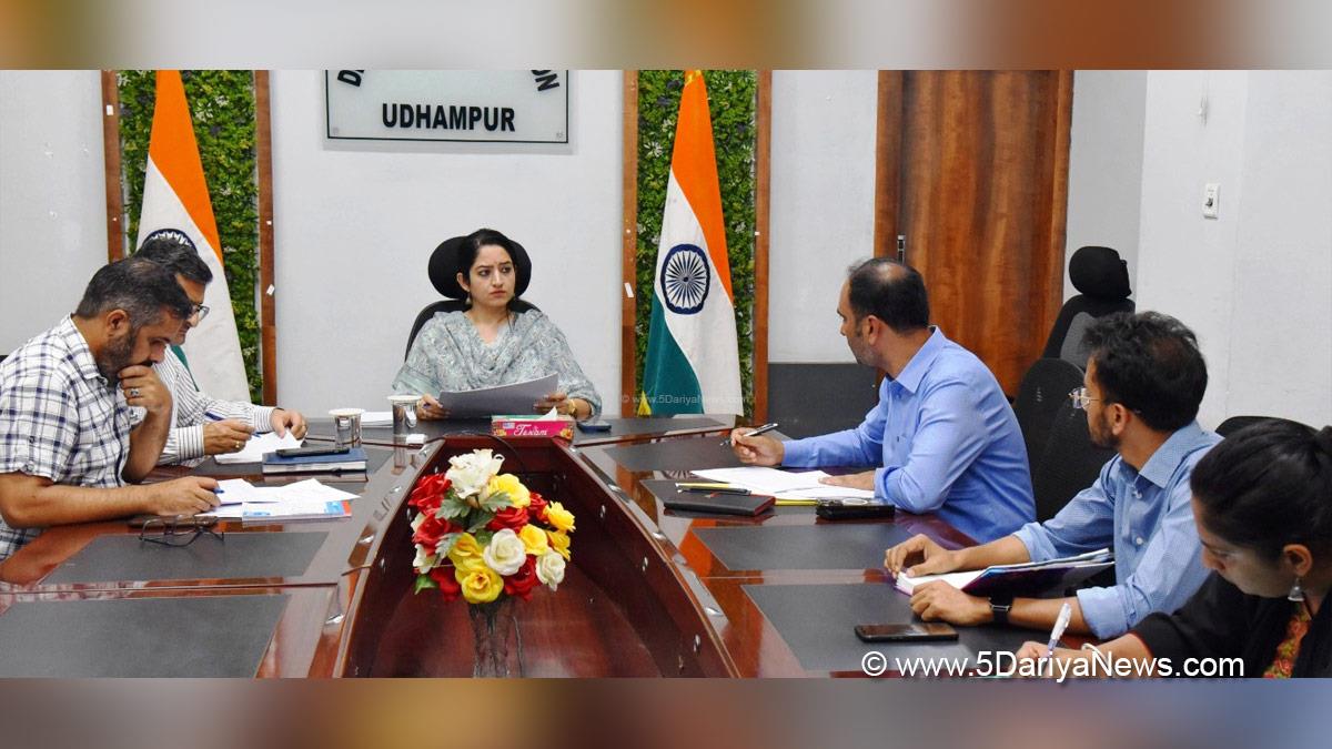 Saloni Rai, Udhampur, DDC Udhampur, District Development Commissioner Udhampur, Kashmir, Jammu And Kashmir, Jammu, District Administration Udhampur