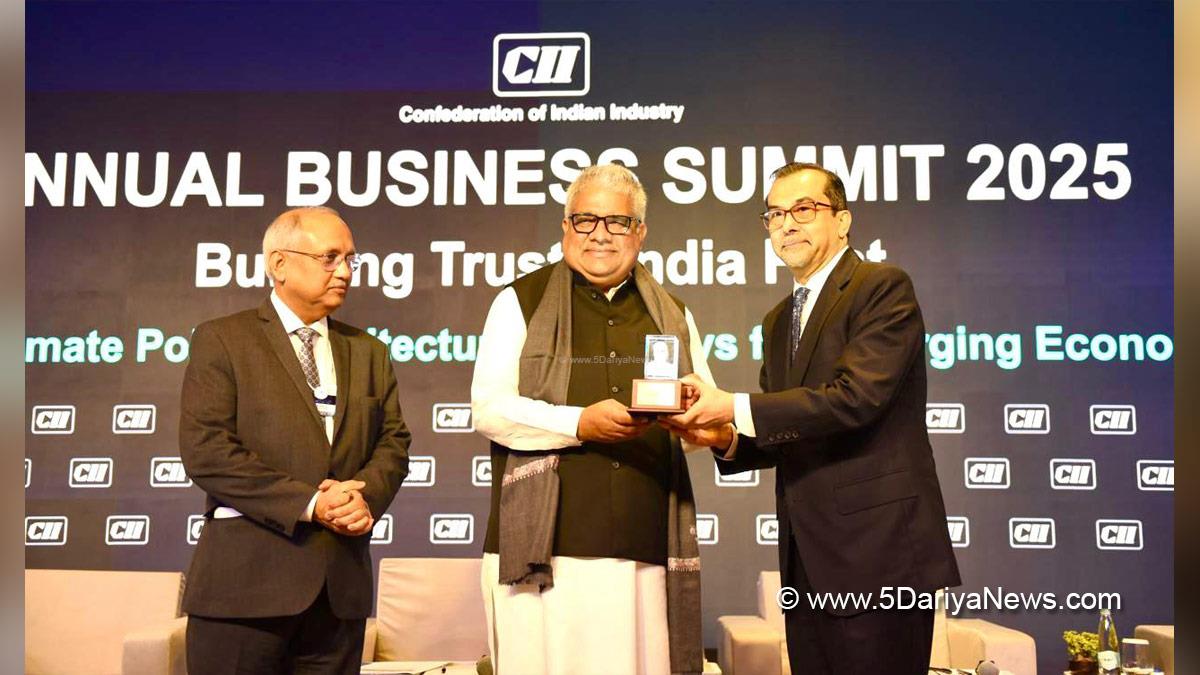 Bhupender Yadav, Bhupendra Yadav, BJP, Bharatiya Janata Party, Union Minister for Environment Forest and Climate Change, CII Annual Business Summit 2025