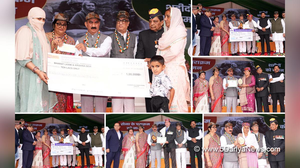 Sukhvinder Singh Sukhu, Himachal Pradesh, Himachal, Congress, Indian National Congress, Himachal Congress, Shimla, Chief Minister of Himachal Pradesh