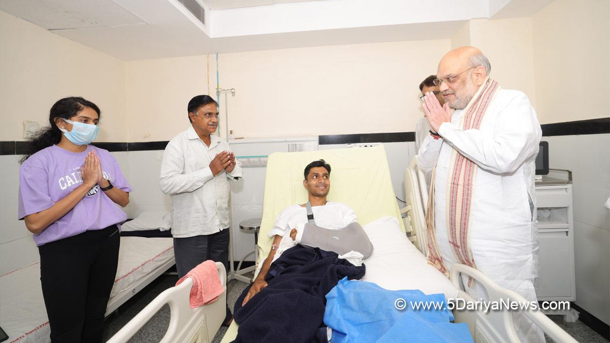Amit Shah, Union Home Minister, BJP, Bharatiya Janata Party, Minister of Cooperation, AIIMS Trauma Centre