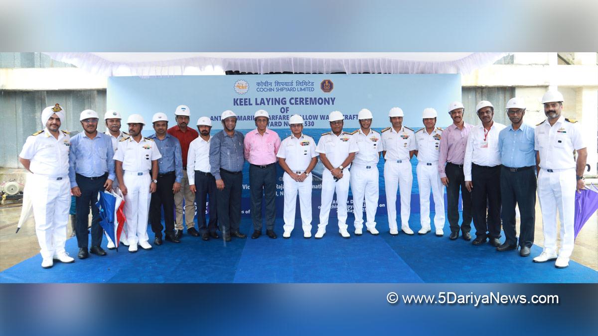Military, Navy, Indian Navy, Anti Submarine Warfare Shallow Water Craft, ASWSWC, Cochin Shipyard Limited, Kochi