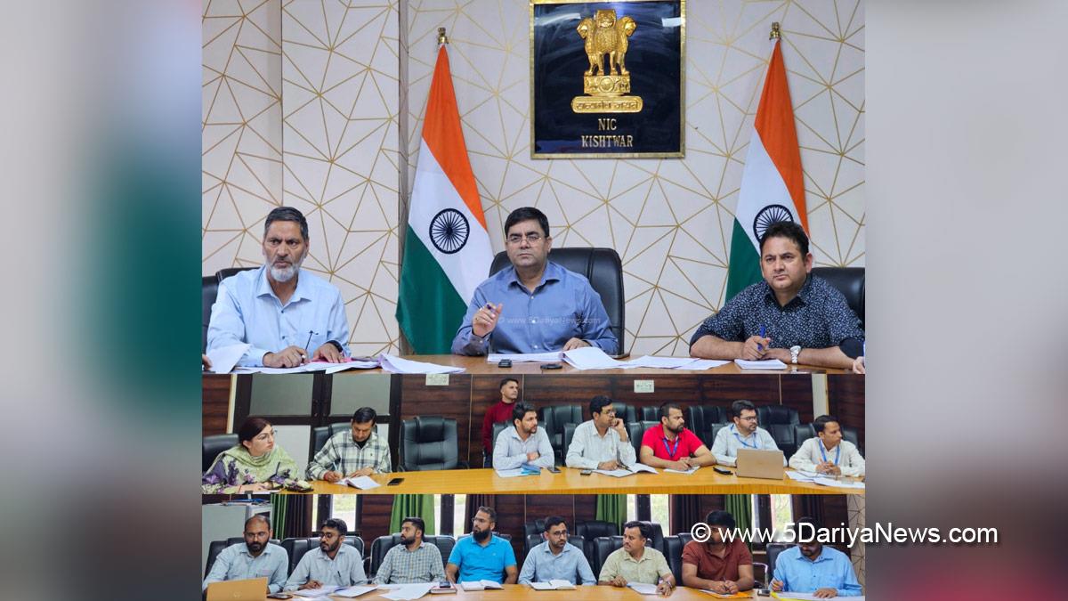 Rajesh Kumar Shavan, Kishtwar, DDC Kishtwar, District Development Commissioner Kishtwar, Kashmir, Jammu And Kashmir, Jammu, District Administration Kishtwar