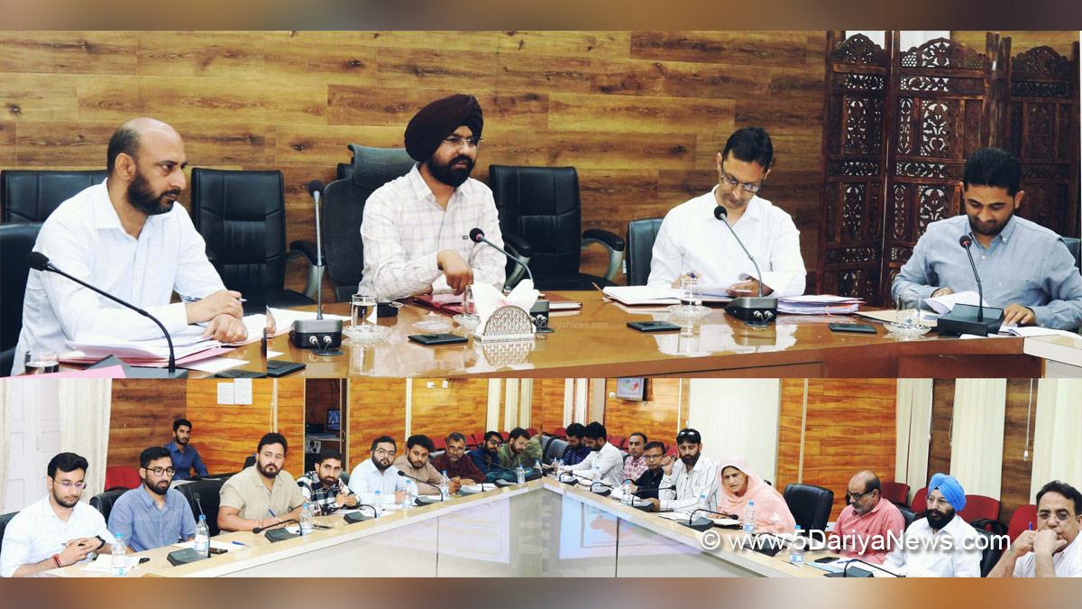 Harvinder Singh, Doda, Deputy Commissioner Doda, Kashmir, Jammu And Kashmir, Jammu, District Administration Doda, Rural Development Department, RDD