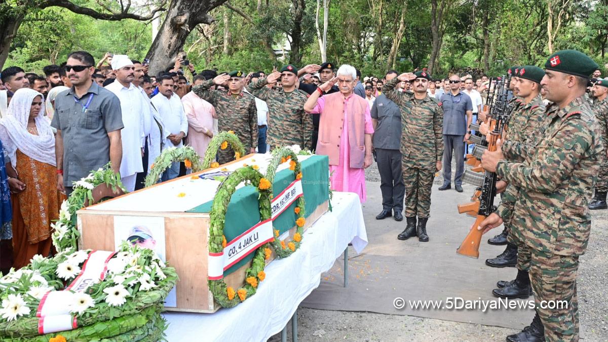 Manoj Sinha, Lieutenant Governor JK, Raj Bhavan, Jammu, Srinagar, Kashmir, Jammu And Kashmir, Sunil Kumar