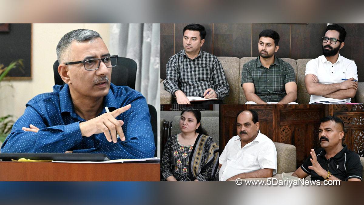 Rajesh Sharma, Rajesh Kumar Sharma, Samba, Deputy Commissioner Samba, Kashmir, Jammu And Kashmir, Jammu, District Administration Samba