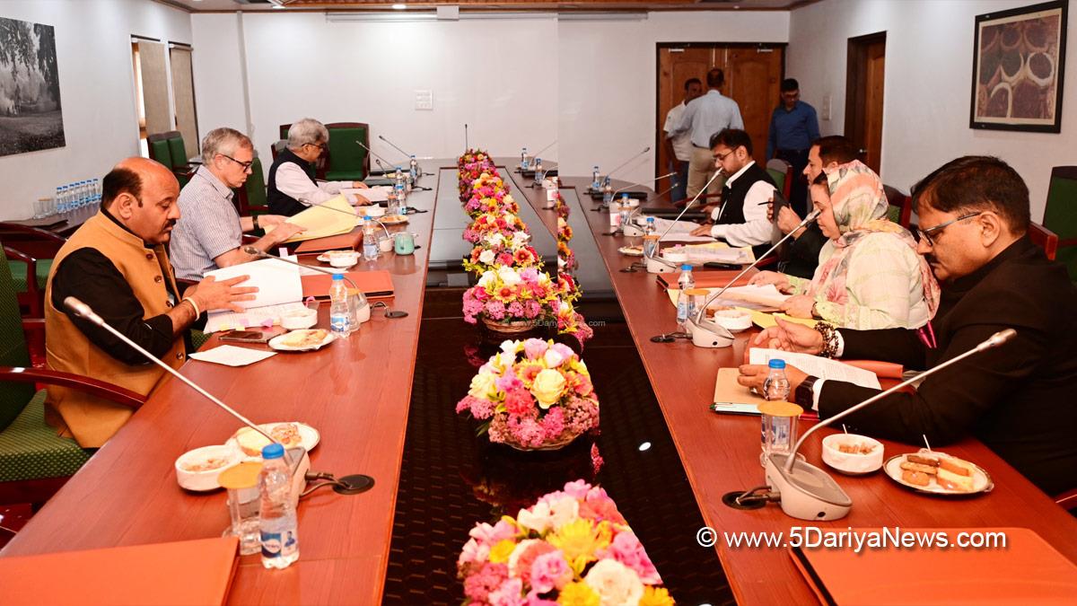Omar Abdullah, Chief Minister of JK, Jammu and Kashmir National Conference, National Conference, Srinagar, Kashmir, Jammu And Kashmir, Jammu, Javid Ahmad Dar, Javid Dar, Javed Ahmed Rana, Javed Rana, Satish Sharma, Surinder Kumar Choudhary, Sakeena Itoo, Atal Dulloo