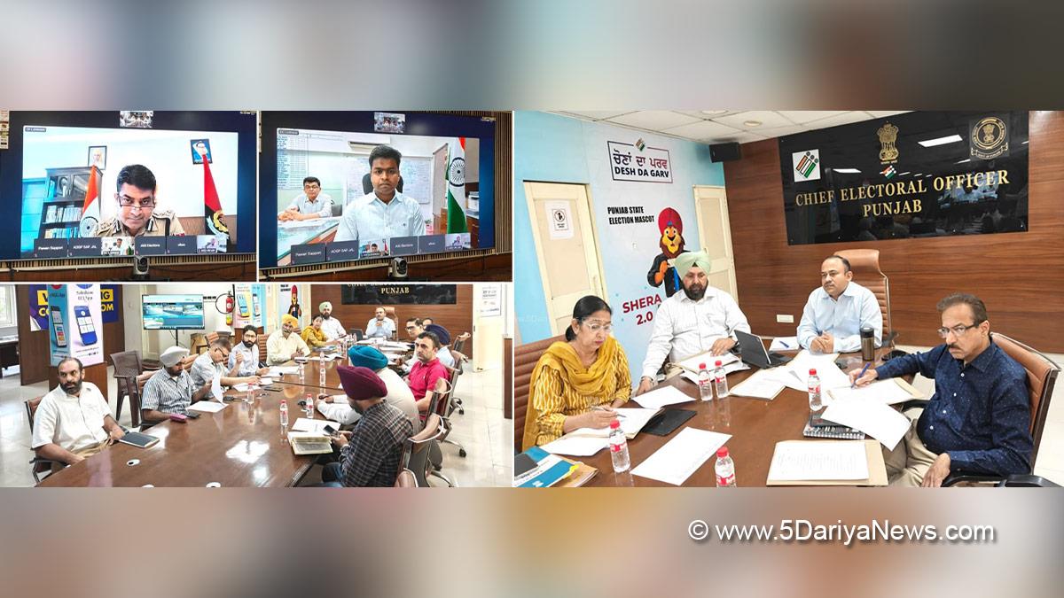 Sibin C, Election Commision Punjab, ECI, Chief Electoral Officer Punjab, CEO Punjab, Himanshu Jain, DC Ludhiana, Ludhiana, Deputy Commissioner Ludhiana