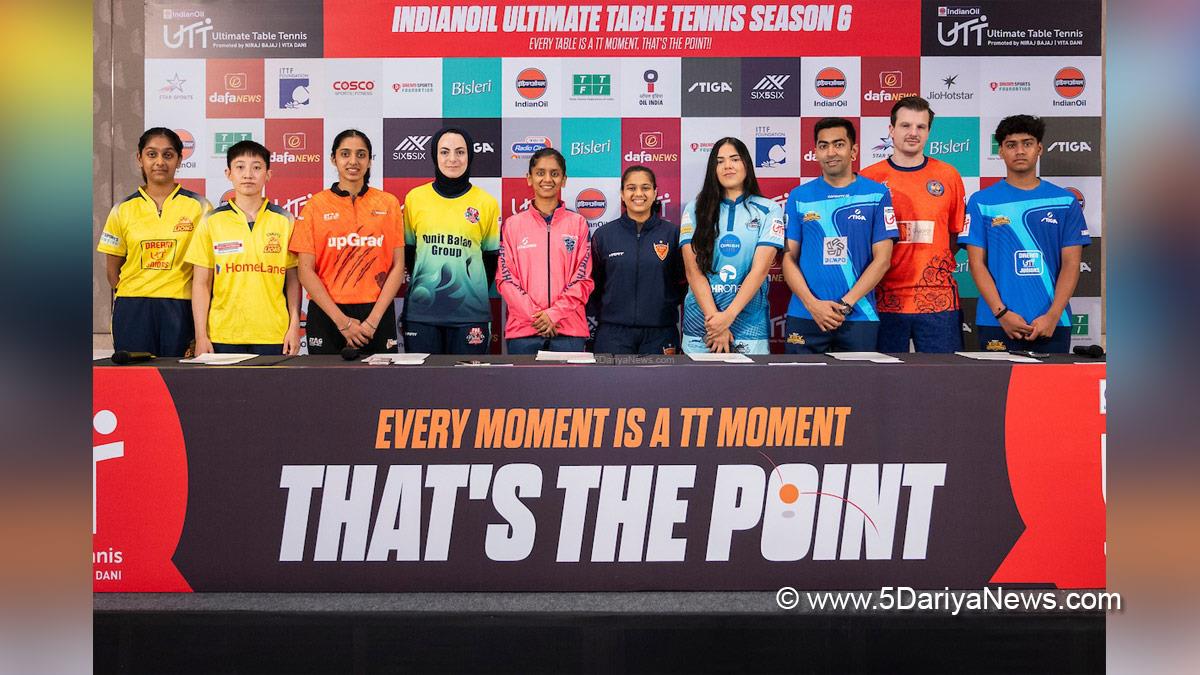 Sports News, Table Tennis, Ultimate Table Tennis, Ultimate Table Tennis Season 6, Dabang Delhi, Jaipur Patriots