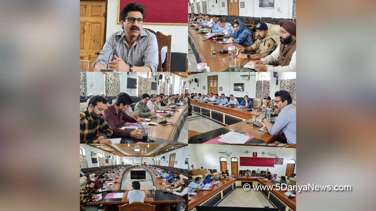 Syeed Fakhrudin Hamid, Anantnag, DDC Anantnag, Deputy Commissioner Anantnag, S F Hamid, Kashmir, Jammu And Kashmir, Jammu, District Administration Anantnag