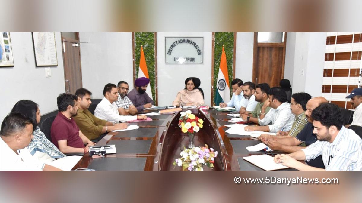 Saloni Rai, Udhampur, DDC Udhampur, District Development Commissioner Udhampur, Kashmir, Jammu And Kashmir, Jammu, District Administration Udhampur