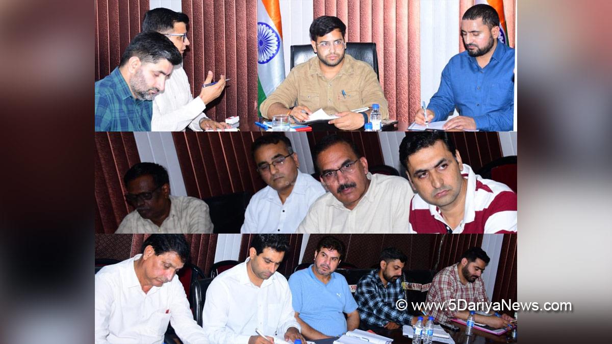 Abhishek Sharma, Rajouri, DDC Rajouri, District Development Commissioner Rajouri, Kashmir, Jammu And Kashmir, Jammu, District Administration Rajouri