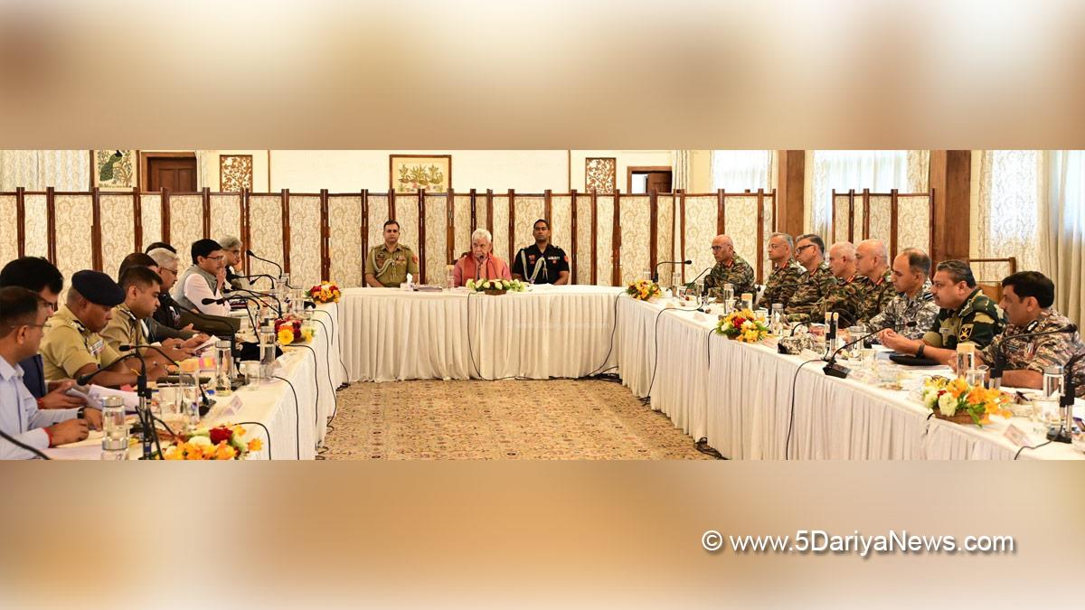 Manoj Sinha, Lieutenant Governor JK, Raj Bhavan, Jammu, Srinagar, Kashmir, Jammu And Kashmir, Unified Headquarters, UHQ