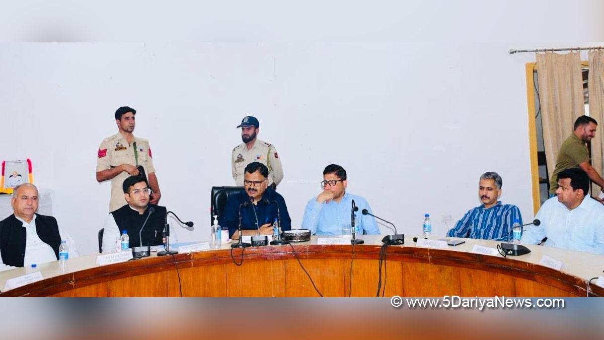Javed Ahmed Rana, Javed Rana, Jammu and Kashmir National Conference, National Conference, Kashmir, Jammu And Kashmir, Jammu, Abhishek Sharma, Rajouri, DDC Rajouri, District Development Commissioner Rajouri