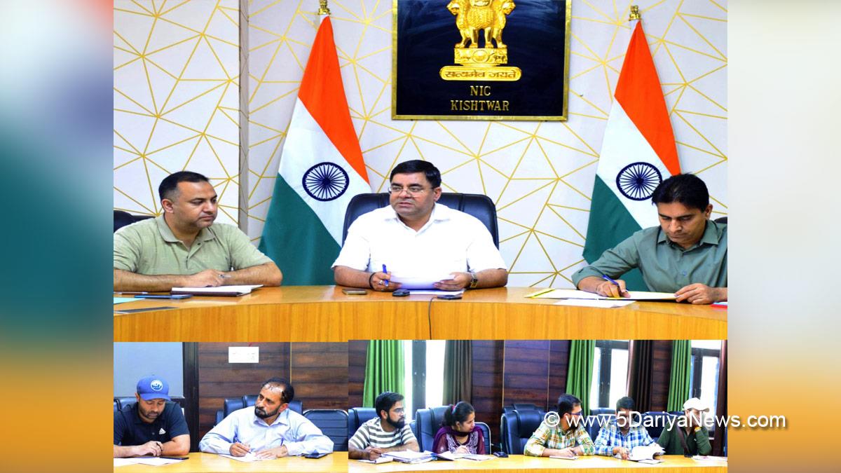 Rajesh Kumar Shavan, Kishtwar, DDC Kishtwar, District Development Commissioner Kishtwar, Kashmir, Jammu And Kashmir, Jammu, District Administration Kishtwar