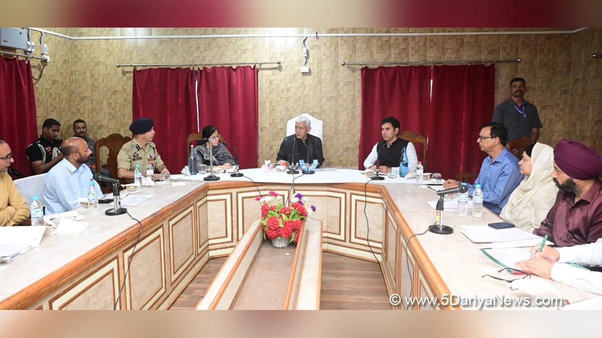 Manoj Sinha, Lieutenant Governor JK, Raj Bhavan, Jammu, Srinagar, Kashmir, Jammu And Kashmir, Vijay Kumar Bidhuri, DDC Kashmir, Divisional Commissioner Kashmir, Ayushi Sudan, Kupwara, Deputy Commissioner Kupwara