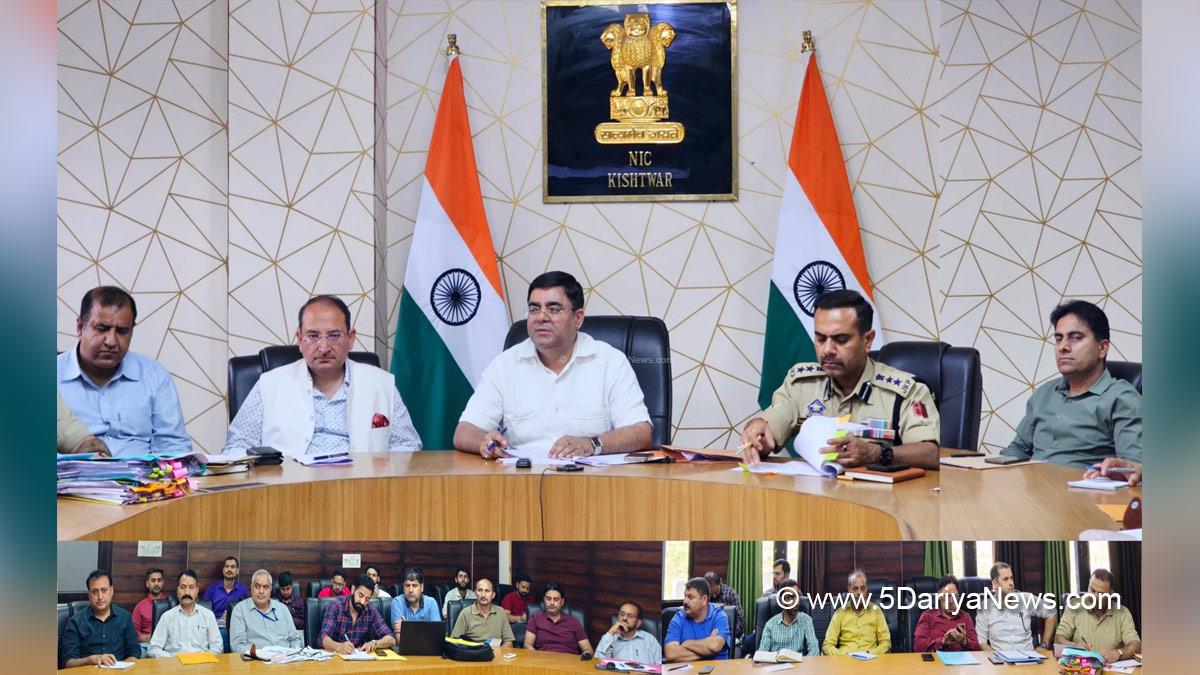 Rajesh Kumar Shavan, Kishtwar, DDC Kishtwar, District Development Commissioner Kishtwar, Kashmir, Jammu And Kashmir, Jammu, District Administration Kishtwar, Machail Yatra 2025