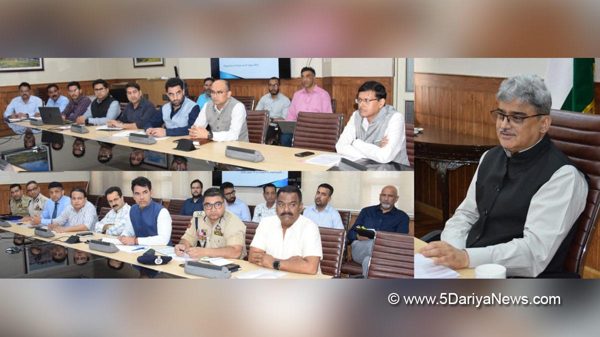 Atal Dulloo, Kashmir, Jammu And Kashmir, Jammu, Chief Secretary Kashmir, Vijay Kumar Bidhuri, Srinagar, DDC Kashmir, Divisional Commissioner Kashmir, Dr Syed Abid Rasheed, Dr Syed Abid Rasheed Shah, Dr Owais Ahmad, Dr Owais Ahmed