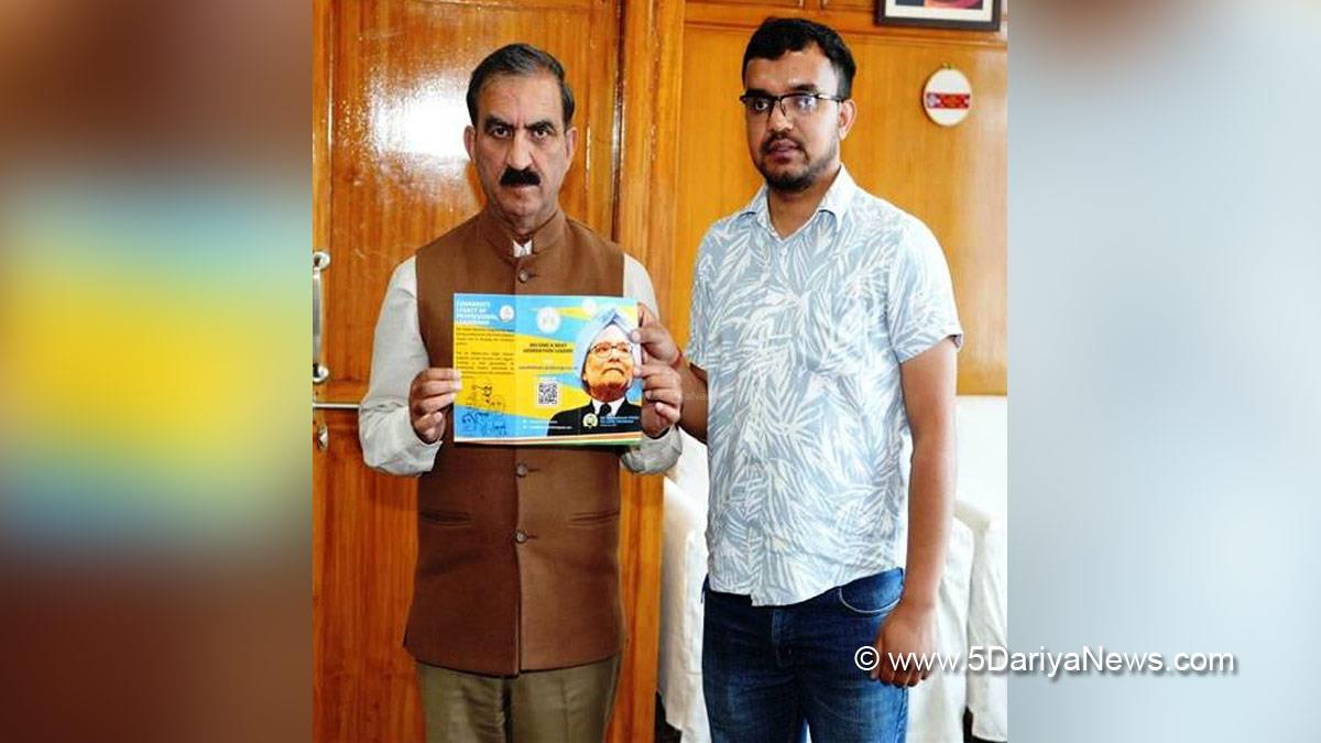 Sukhvinder Singh Sukhu, Himachal Pradesh, Himachal, Congress, Indian National Congress, Himachal Congress, Shimla, Chief Minister of Himachal Pradesh