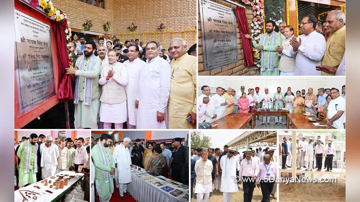 Nayab Singh Saini, Haryana, Bharatiya Janata Party, BJP, Haryana Chief Minister, Chief Minister of Haryana, BJP Haryana, Dr Arvind Kumar Sharma, Ranbir Gangwa, Ranbir Singh Gangwa, Gajendra Singh Shekhawat