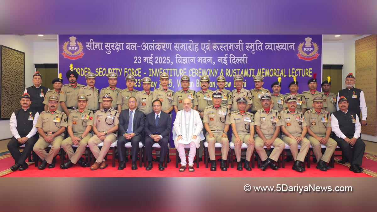 Amit Shah, Union Home Minister, BJP, Bharatiya Janata Party, Minister of Cooperation, Border Security Force, BSF, Operation Sindoor, Rustamji Memorial Lecture