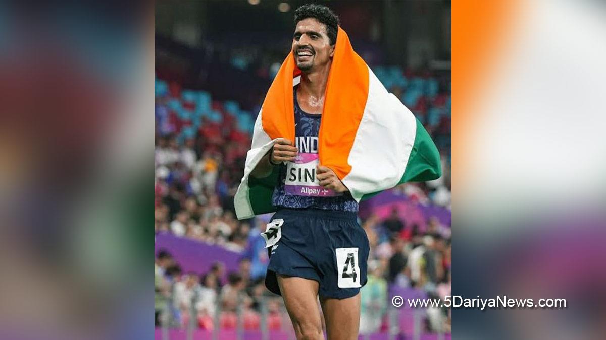 Sports News, Asian Athletics Championships 2025, Asian Athletics Championships Bangkok, Bangkok, Asian Athletics Championships, Gulveer Singh, Gulveer Singh Gold Medal