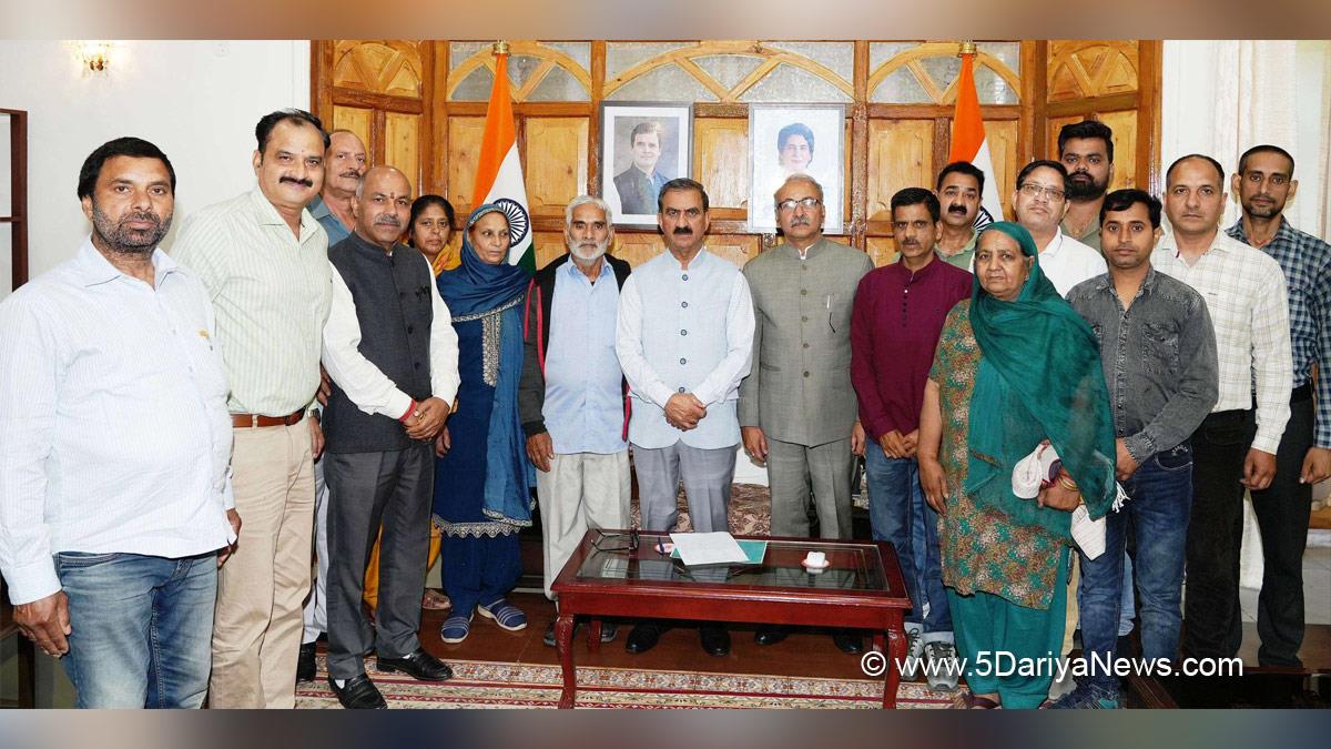 Sukhvinder Singh Sukhu, Himachal Pradesh, Himachal, Congress, Indian National Congress, Himachal Congress, Shimla, Chief Minister of Himachal Pradesh