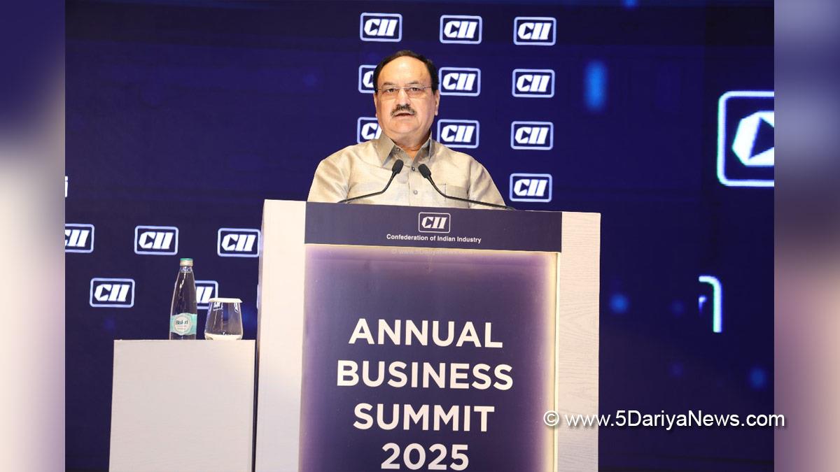 Jagat Prakash Nadda, BJP President, BJP, Bharatiya Janata Party, JP Nadda, CII Annual Business Summit 2025, CII Annual Business Summit