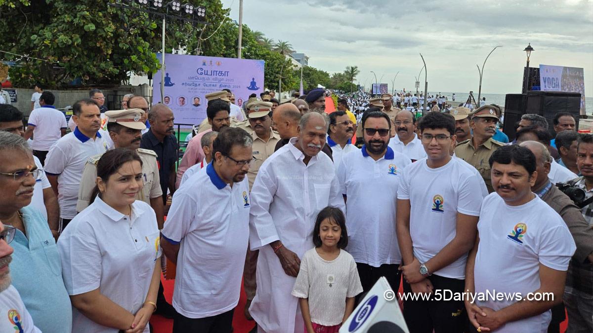 Prataprao Jadhav, Prataprao Ganpatrao Jadhav, BJP, Bharatiya Janata Party, Ministry of AYUSH, International Day Of Yoga, International Day Of Yoga 2025, Yoga Mahotsav
