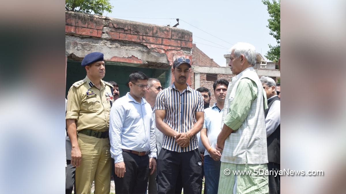 Manoj Sinha, Lieutenant Governor JK, Raj Bhavan, Jammu, Srinagar, Kashmir, Jammu And Kashmir, Vikas Kundal, Poonch, Deputy Commissioner Poonch, Atal Dulloo