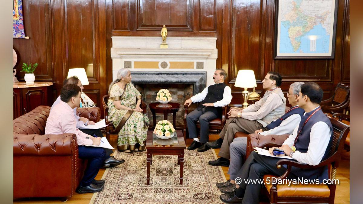 Sukhvinder Singh Sukhu, Himachal Pradesh, Himachal, Congress, Indian National Congress, Himachal Congress, Shimla, Chief Minister of Himachal Pradesh, Nirmala Sitharaman, Union Minister for Finance Corporate Affairs, BJP, Bharatiya Janata Party